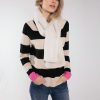 Accessories NOOKI DESIGN | Lexington Slot Through Faux Fur Scarf-Cream