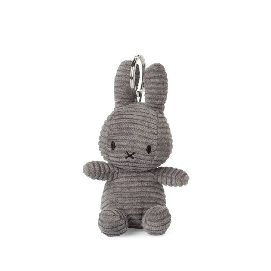 Kids Miffy | Miffy Corduroy Key Ring - Grey