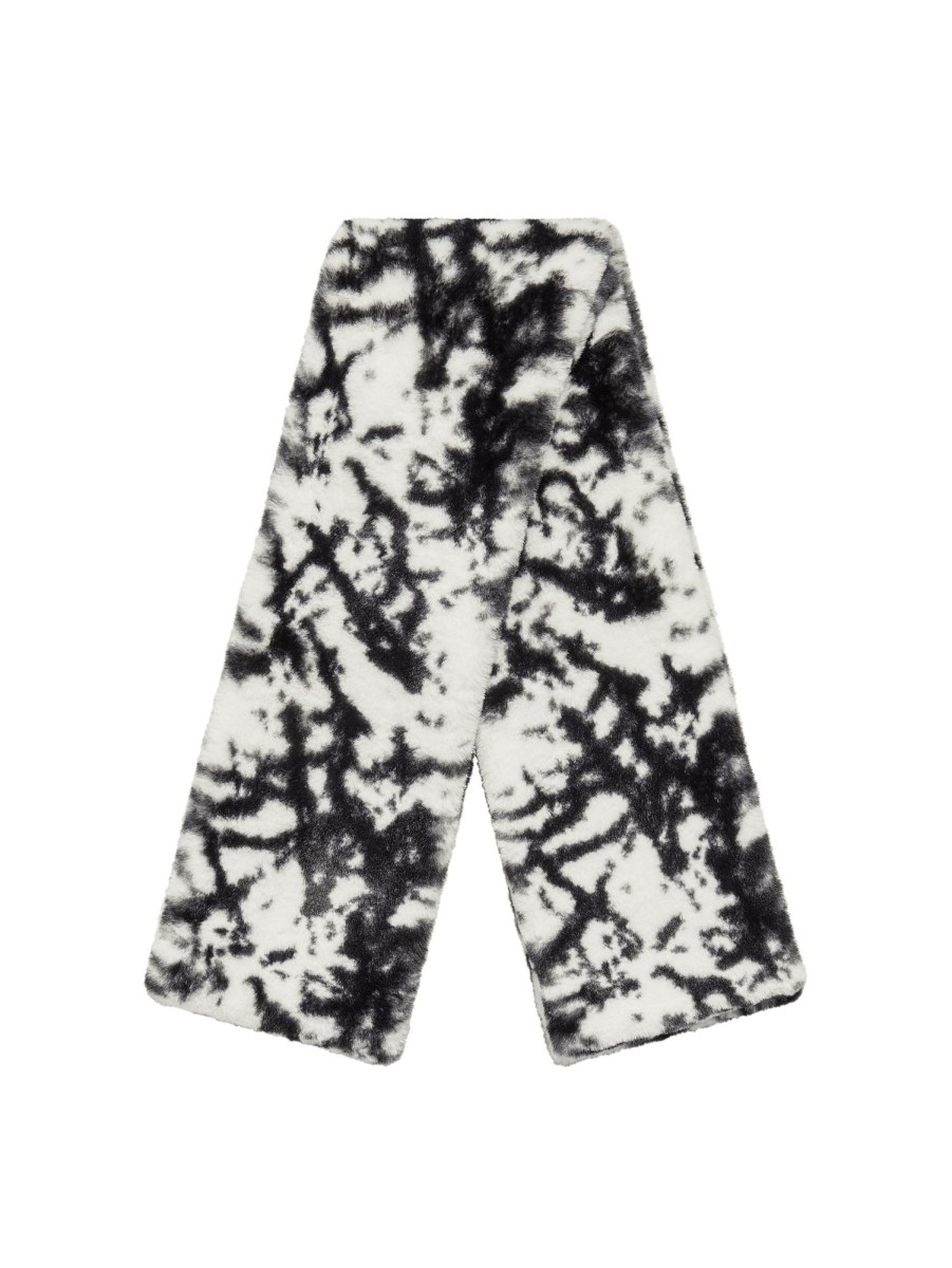 Accessories Nooki Design | Camo Faux Fur Scarf-Black