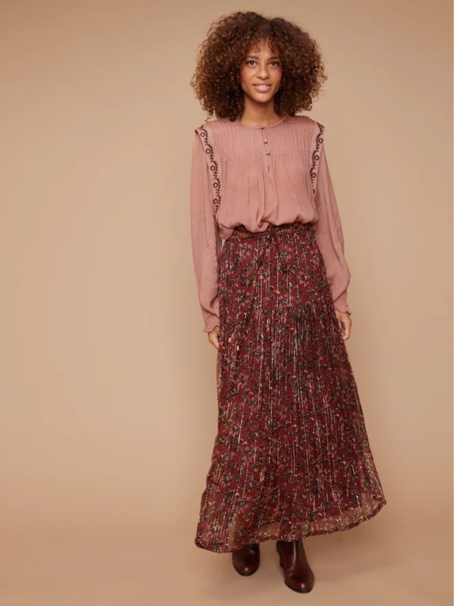 Clothing Louizon | Oliver Skirt - Orchid Bordeaux