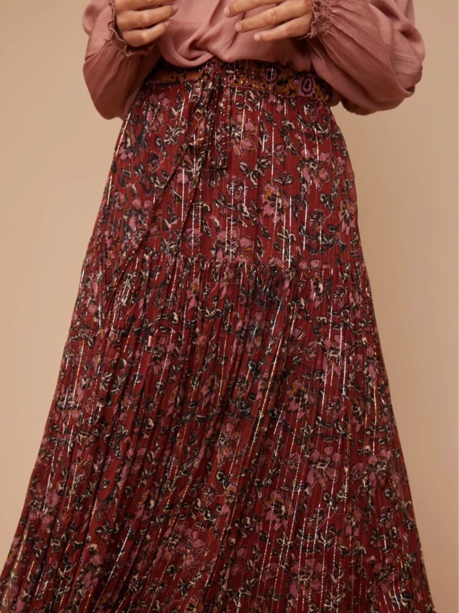 Clothing Louizon | Oliver Skirt - Orchid Bordeaux