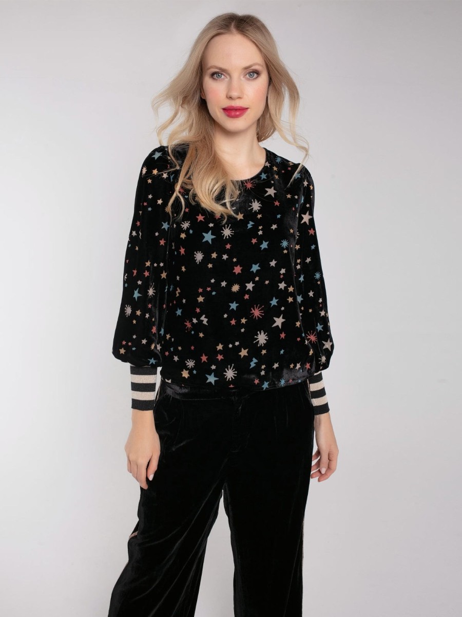 Clothing NOOKI DESIGN Shirts & Blouses | Josie Printed Velvet Blouse