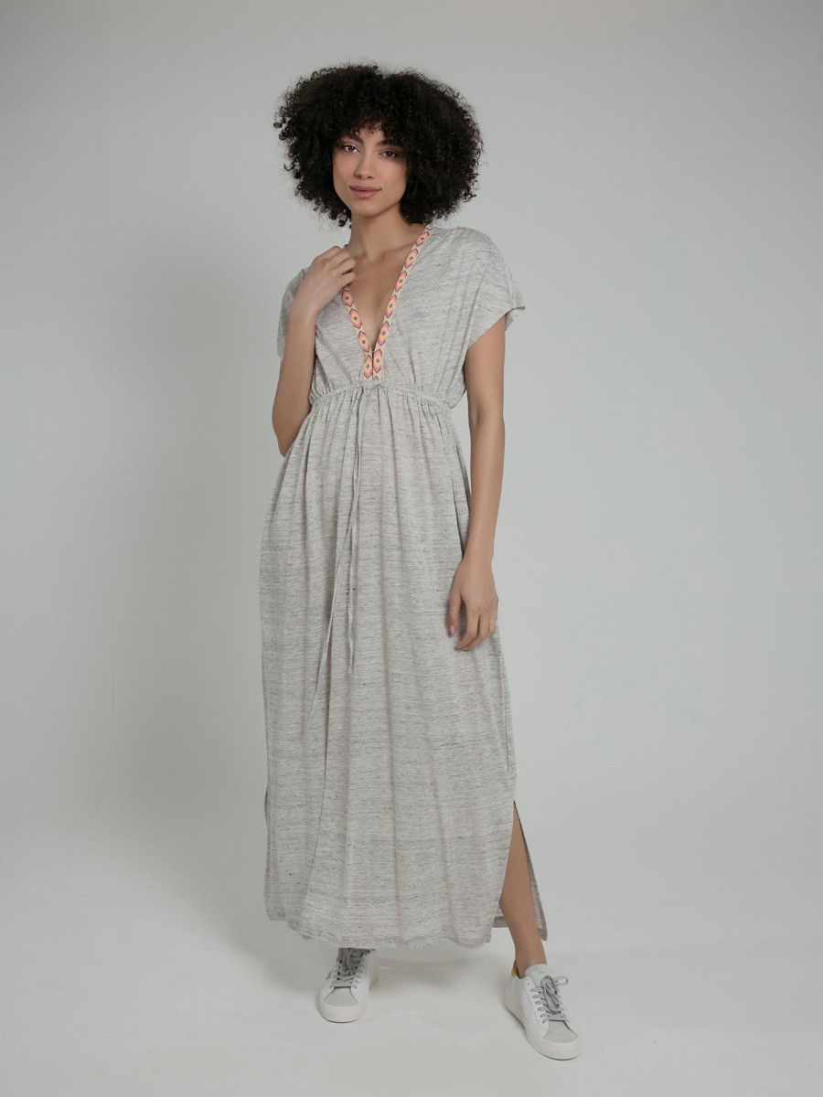 Clothing NOOKI DESIGN | Lucia Maxi-Marl Grey