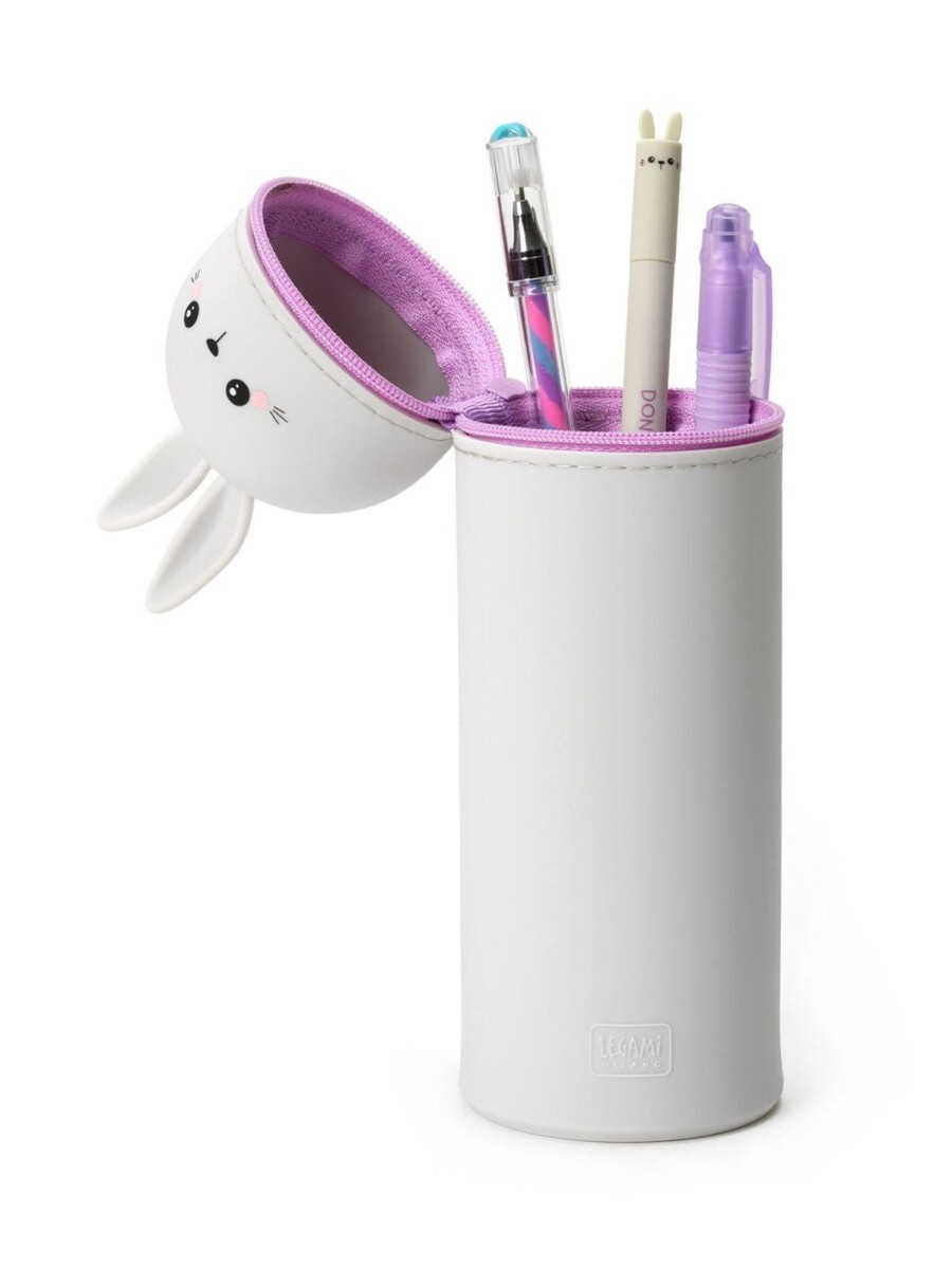 Kids Legami Milano | Kawaii Bunny - 2 In 1 Soft Silicone Pencil Case