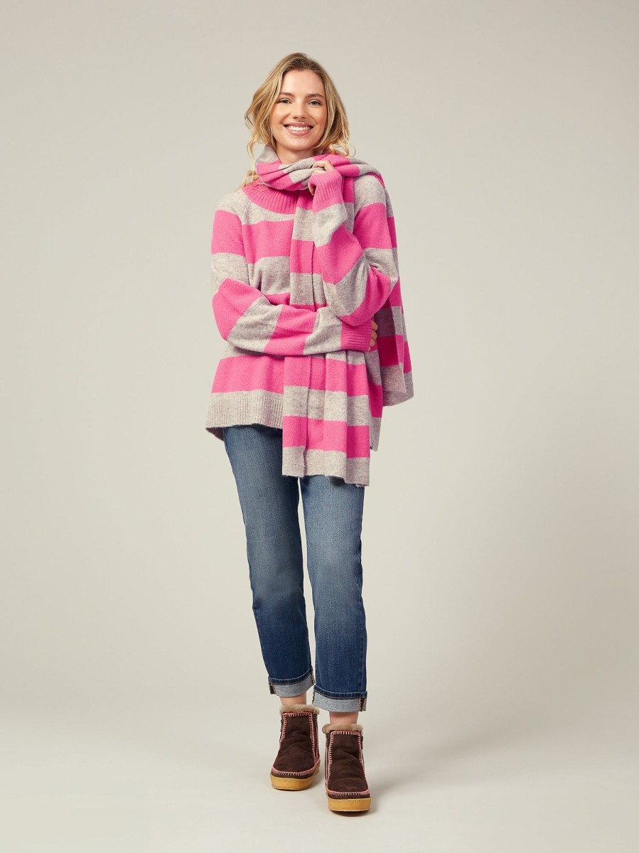 Accessories Nooki Design | Alexa Scarf-Pink Mix