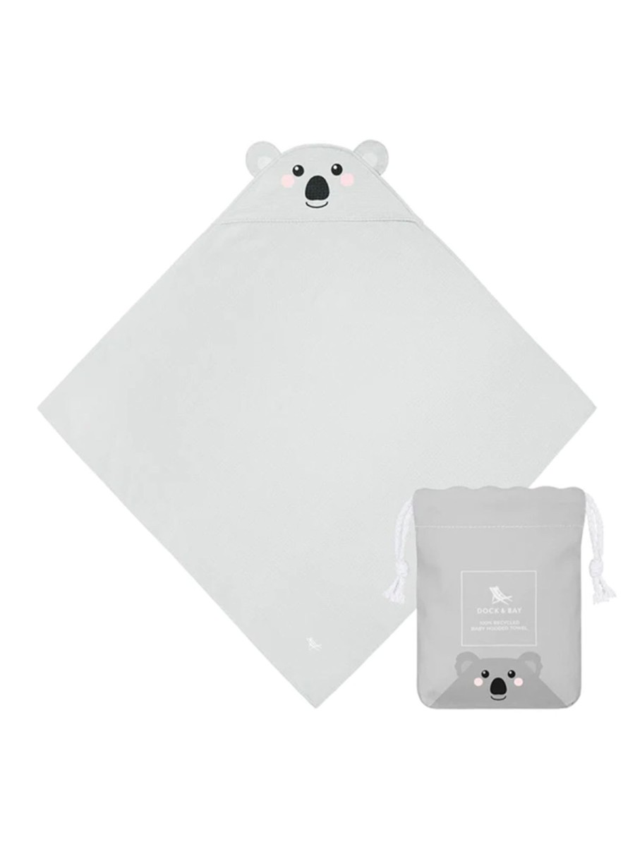 Home & Lifestyle Dock & Bay | Kirra Koala Hooded Baby Towel - Small