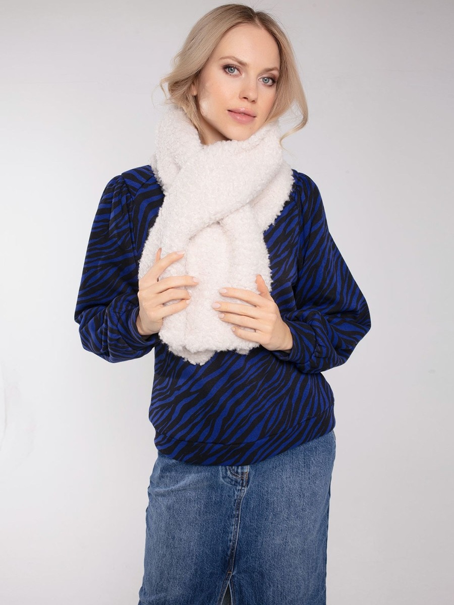 Accessories NOOKI DESIGN | Lexington Slot Through Faux Fur Scarf-Natural