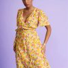 Clothing POM Amsterdam | Pomegranate Yellow Dress