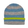 Accessories NOOKI DESIGN | Farah Knitted Stripe Beanie-Duck Egg