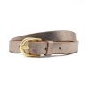 Accessories Nooki Design | Melena Metallic Leather Belt - Gold